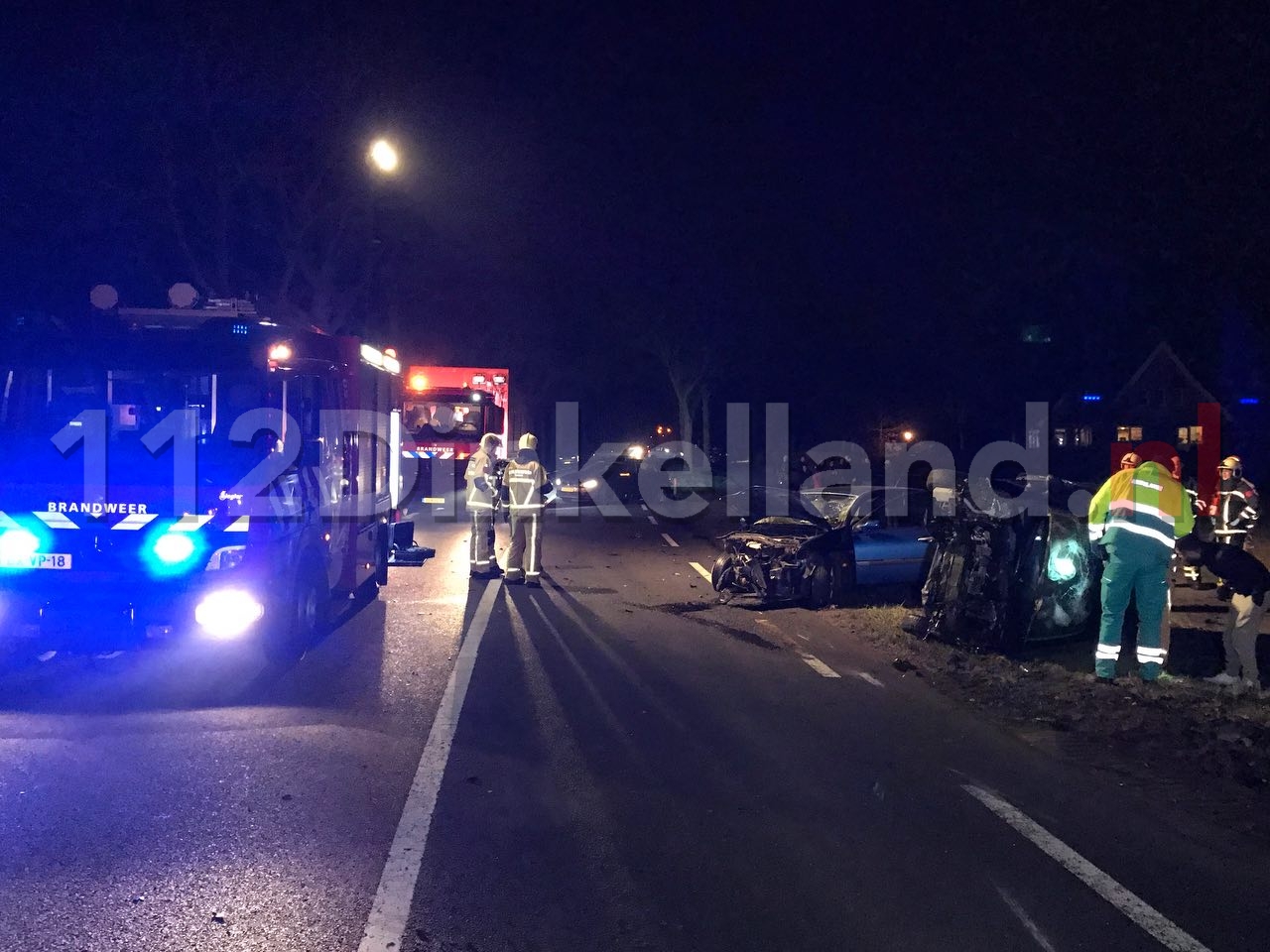 Video: Frontale aanrijding tussen twee auto’s Oldenzaalsestraat Rossum