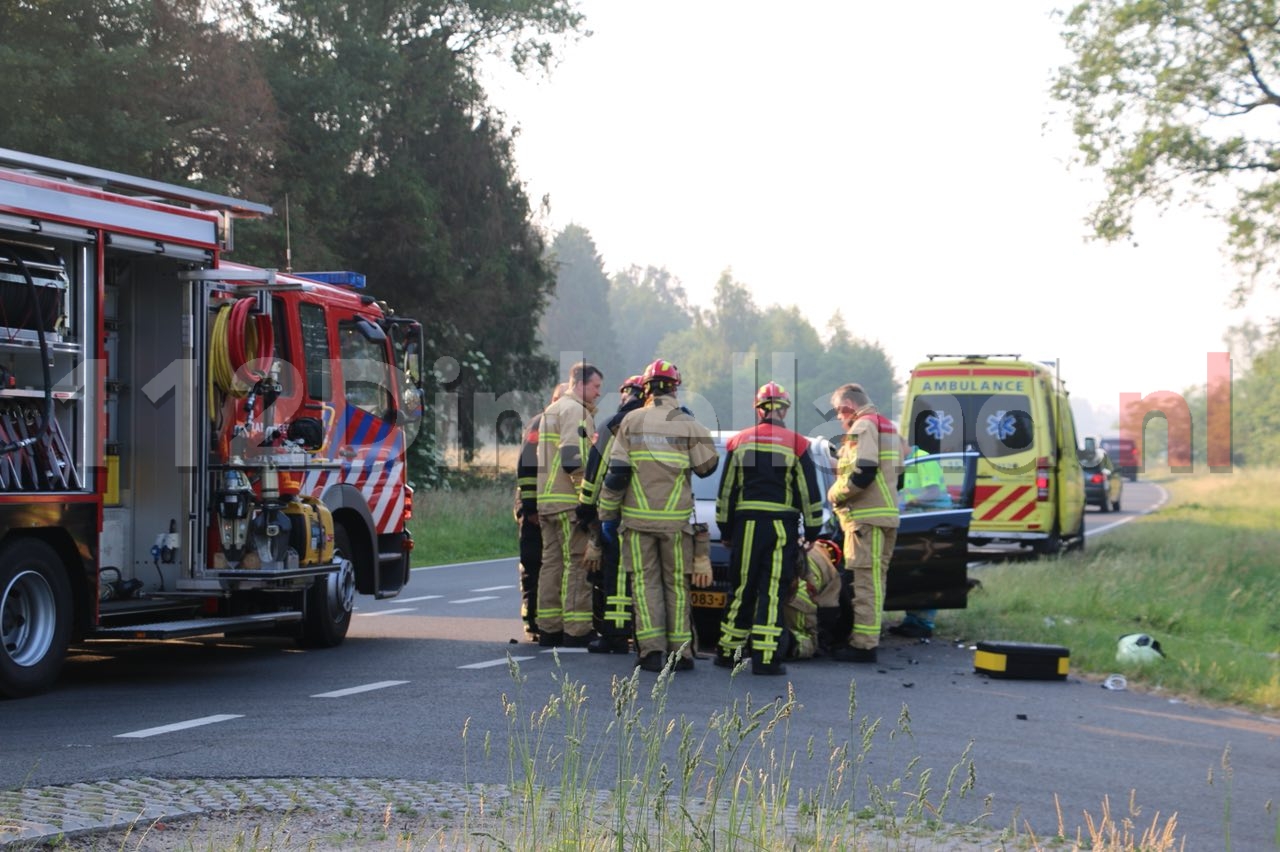 Flinke files na aanrijding in Reutum