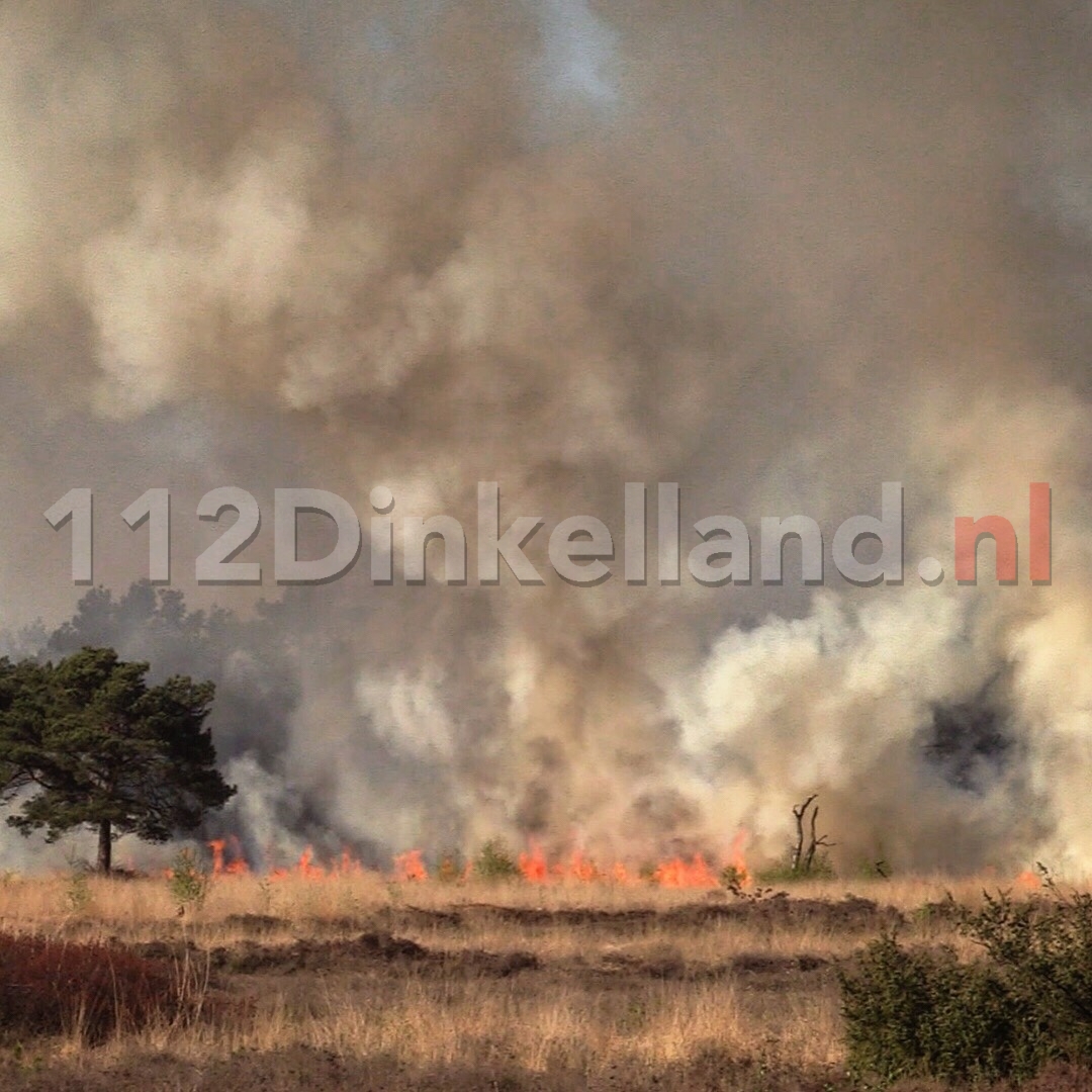 Hulpdiensten extra alert op natuurbranden, brandweer start luchtsurveillance