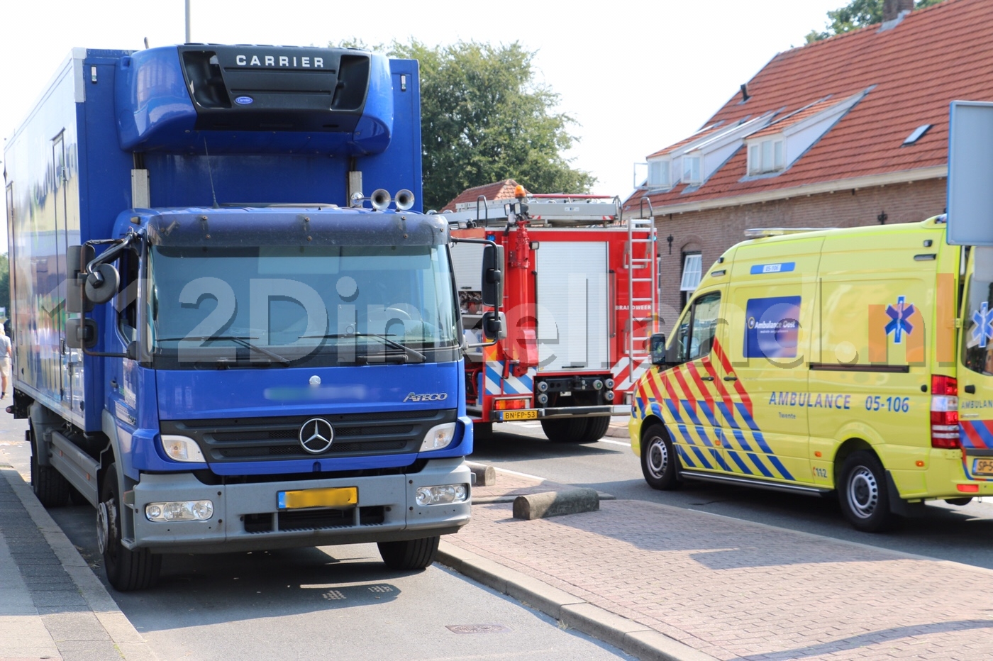 Vrouw gewond bij verkeersongeval in Denekamp