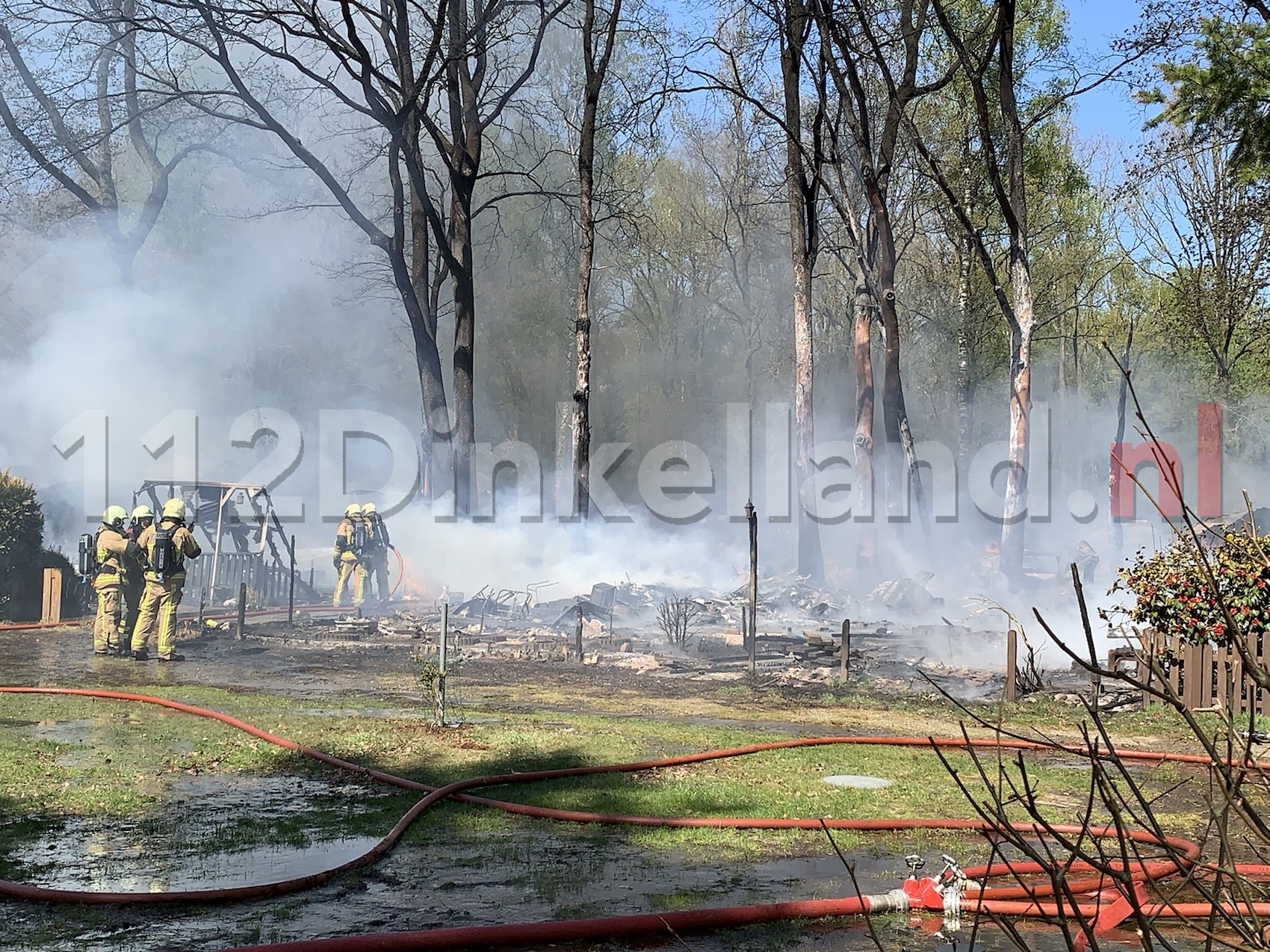 VIDEO: Gewonde en vijf stacaravans uitgebrand op camping in Nutter