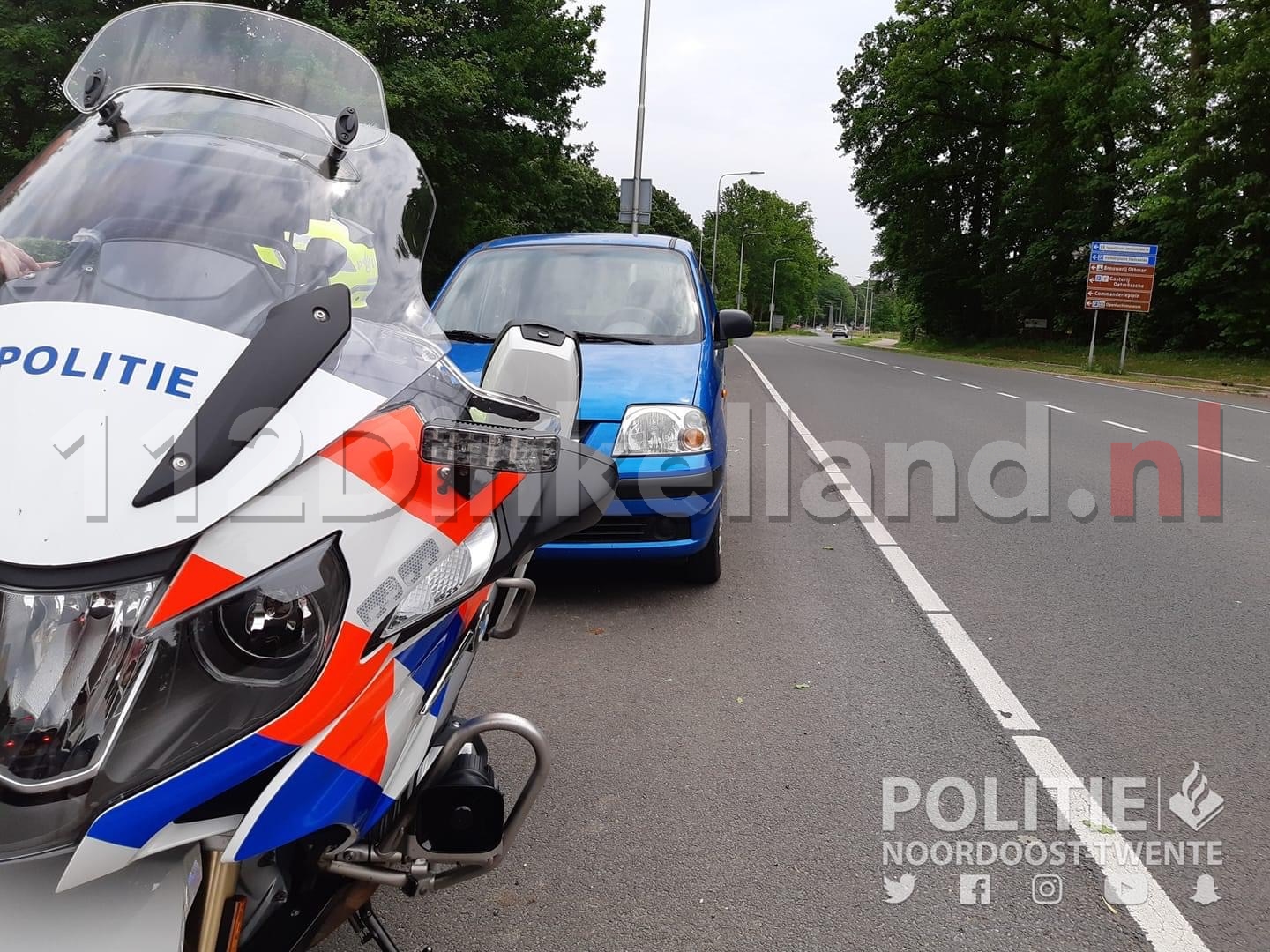 Auto in beslag genomen van 44-jarige vrouw in Ootmarsum
