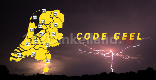 Opnieuw code geel: In de middag en avond onweersbuien, soms met hagel en windstoten