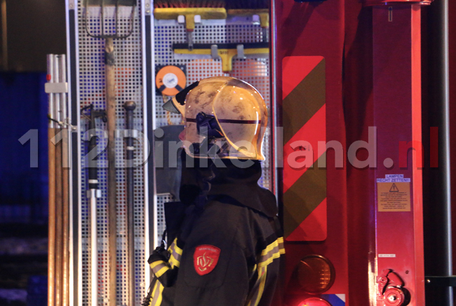 Brand in Nordhorn, rook trekt richting Nederland