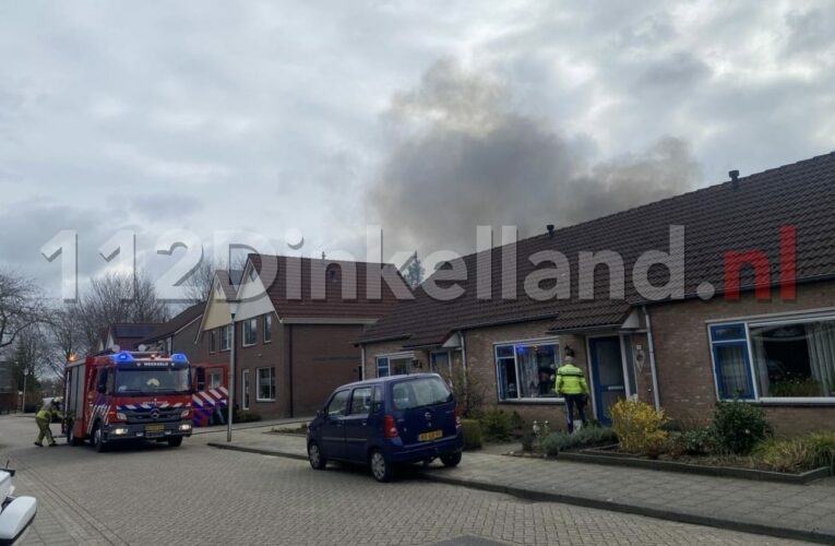Brand achter woning in Deurningen