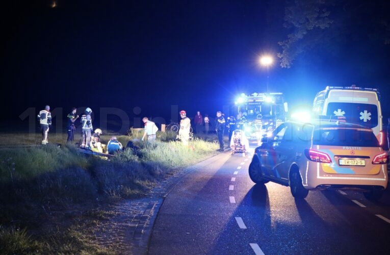Hulpdiensten bevrijden bestuurder uit voertuig na ongeval in Rossum