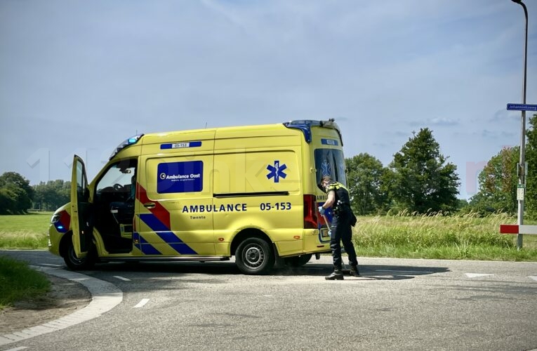 Fietser gewond bij eenzijdig ongeval in Denekamp; traumahelikopter opgeroepen maar geannuleerd