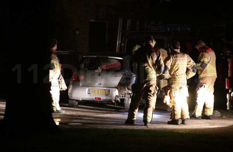 Brandweer rukt uit voor autobrand in Weerselo